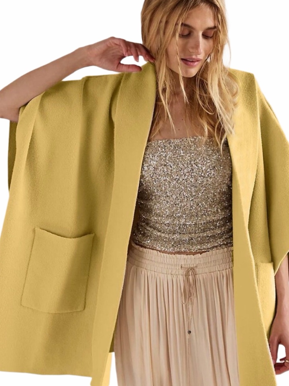 FREE PEOPLE All I Need Cozy Hooded Duster